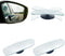 2Pcs Upgrade Blind Spot Mirror, 360° HD Glass Frameless Convex Rear View Mirrors Exterior Accessories with wide angle Adjustable Stick Blind Spot ...