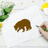 12 Pieces Animal Stencils Plastic Drawing Stencil Reusable Animal Template for DIY Crafts Painting Drawing...