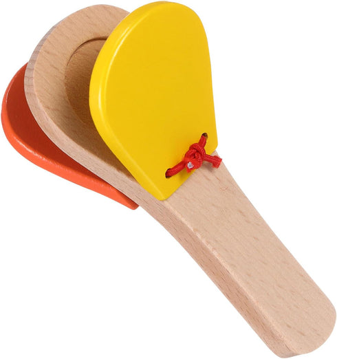 STOBOK Wooden Castanets Music Clapper Hand Clappers Percussion Instrument Toy for Kids Children Toddler Baby...