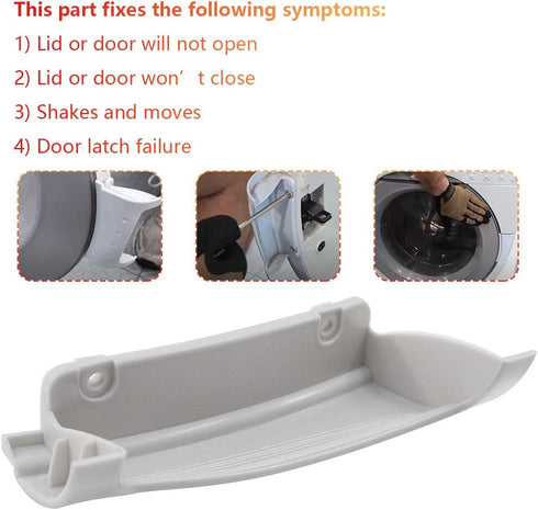 MAYITOP 8181846 Washer Door Handle for Duet Kenmore Whirlpool