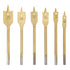 uxcell Spade Drill Bits for Wood Paddle Flat Bit 10 12 16 18 20 25 mm Hex Shank for Woodworking DIY Cutter Tool, High Speed Steel 6in1 Set...