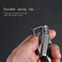 Permanent Metal Lighter, Lighter Keychain Outdoor, Emergency Survival Gear with Flint Metal Matchstick Fire Starter Kerosene Refillable Lighter...