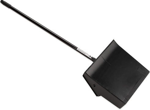 Carlisle FoodService Products Duo-Pan Upright Dust Pan with Serrated Yoke for Floor Cleaning, Restaurants, Office, And Janitorial Use, Plastic, 30...