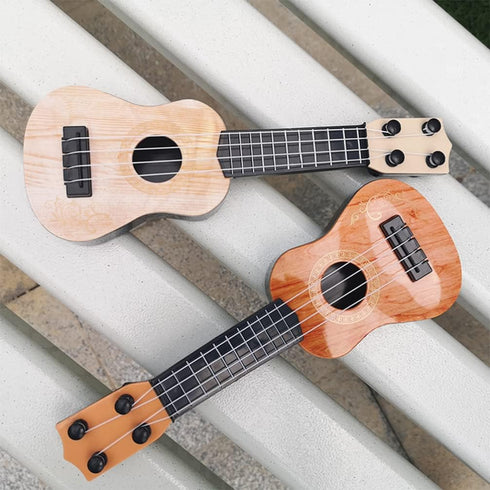 Kisangel 1pc Kids Toy Guitar Ukulele Guitar Musical Instrument Ukulele Musical Toy for Boys and Girls(Brown)...