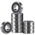 Donepart R4-2RS Ball Bearings 1/4 x 5/8 x 0.196 inch C3 High Speed Double Sealed and Lubricated Bearings for Motor, Wheels, Bike, Pool Pump, Spinn...