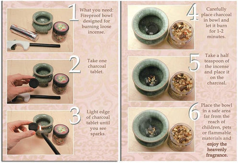 Shanti - Peaceful Home - Prabhuji's Gifts Resin Incense...