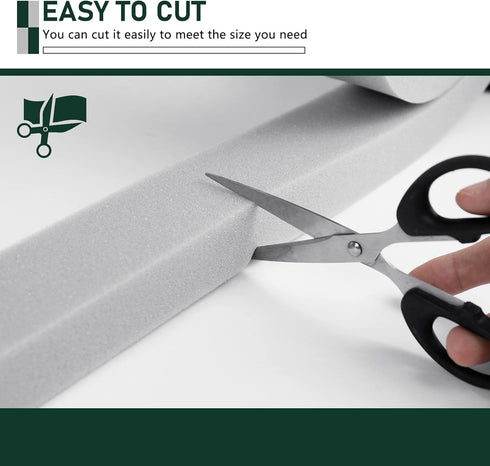 Window AC Foam Weather Stripping, Non-Adhesive Foam Seal Strip for Window Air Conditioner, 2 inch x 1 inch x 6.5 feet Sealer Gap Foam Tape...