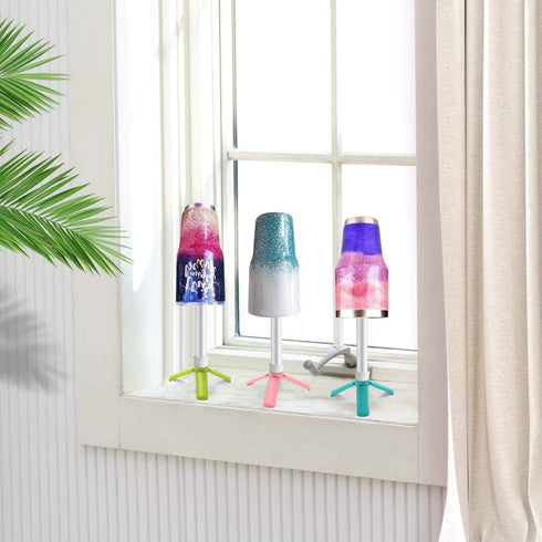 Cup Drying Stander Holder Cup Turner Crafts Tumbler Cup Turner Rack Holder Cup Spinner Machine Kit for Cup Turner Accessories DIY Glitter Epoxy Tu...