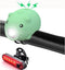 Kids Bike Lights for Night Riding, Girls Bike Horn Lights, Rechargeable Bike Headlight and Tail Light Set, Scooter Light for Adults, 120dB Speaker...