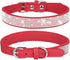 Bling Dog Collar, Rhinestone Dog Collars Cute Diamond Jewel Sparkle Fancy Leather Cat Pet Collar for XXS XSmall Small Medium Large XL XXL Puppy Gi...
