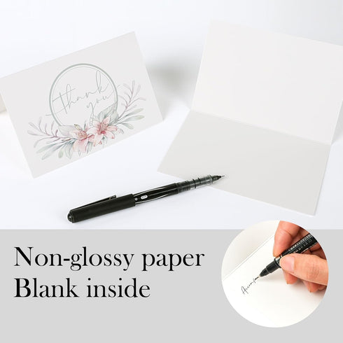 24 PCS Thank You Cards With Envelopes,thank you cards,4x6 Inch Minimalistic Design, Thank You Notes for Wedding,Business, Baby Shower, Small Busin...