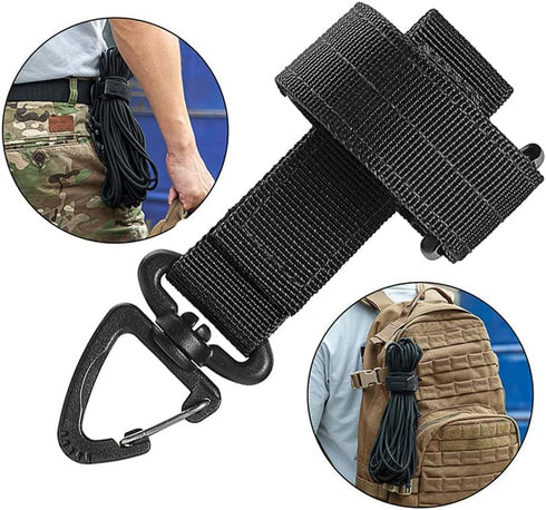 2Pcs Glove Holder for Duty Belt Glove Clips for Work Glove Strap Keeper Tactical Gloves Climbing Rope Storage Buckle...