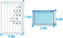 Dry Erase Long Multiplication Practice White Board, 8" x 12" Double Sided 2-digits Multiplication Board with a 4" x 2.5" Multiplication Chart Boar...