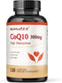 CoQ10 300mg - 120 Capsules - High Absorption - Non-GMO - Gluten-Free - Coenzyme Q10 - CoQ10 Capsules...