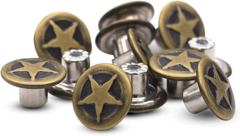 12 Pcs Bronze Jeans Button No Sew Replacement Buttons for Jeans and Jackets 15mm...