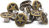 12 Pcs Bronze Jeans Button No Sew Replacement Buttons for Jeans and Jackets 15mm...