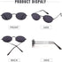 GIFIORE Oval Sunglasses Vintage Retro 90s Sunglasses Trendy Designer Glasses for Women Men...