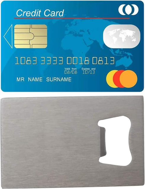 Ramddy Stainless Steel Credit Card Size Beer Bottle Opener 10 Pcs....