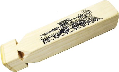 5 PCS-Wooden Train Whistle Musical Toy for Kids (4 Tone)...