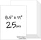 25 Sheets White Cardstock 8.5 x 11, 92lb/250gsm Cover Card Stock, Heavy Cardstock Printer Paper for Invitations, Scrapbooking, Crafts, Diy Cards, ...