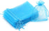 50Pcs 6x8 inches Sheer Organza Bags, Jewelry Drawstring Pouches Wedding Party Christmas Favor Gift Bags (Lake Blue)...