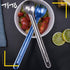 TiTo Titanium Long Handle Spork and Spoon Eco-Friendly Ultralight Portabale Flatware for Outdoor Camping Backpacking Hiking Travel Picnic Tablewar...