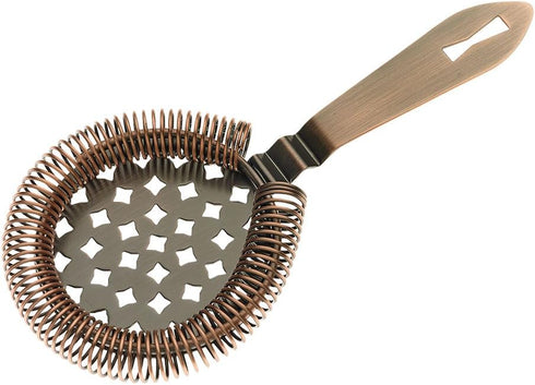Barfly Classic Hawthorne Spring Bar Strainer, O/S, Antique Copper,M37037ACP...