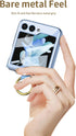 SHIEID Samsung Z Flip 5 Case with Ring, Galaxy Z Flip 5 Case with Screen Protector Electroplating Border Design Protective Cover for Samsung Galax...