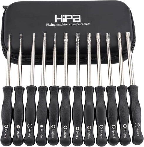 Hipa Pack-of-12 Carburetor Adjustment Tool Carburator Adjusting Kit for 2-Cycle Small Engine for Poulan Husqvarna STHIL ECHO Trimmer Weedeater Cha...