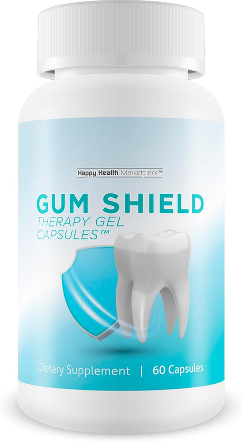 Gum Shield Therapy Gel Capsules - Our Best Oral Probiotics for Teeth and Gums - Dental Probiotics for Teeth and Gums - Dental Probiotics for Bad B...