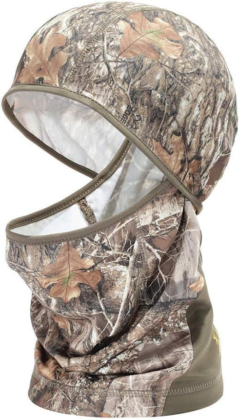 HOT SHOT Men's Grouse Stretch Polyester Convertible Balaclava, Realtree Edge, One Size...