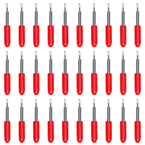 30Pcs Replacement Cutting Blades for Explore Air/Air 2/Air 3/Maker/Maker 3/Expression, 45 Degree Standard Fine Point Blade for Most Vinyl Fabric C...