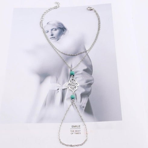Boho Turquoise Ring Toe Anklet Silver Ankle Bracelet Vintage Knot Anklets Summer Silver Barefoot Sandals Chain Beach Foot Chain Jewelry for Women ...