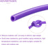 DMiotech 5/16"(8mm) ID 1/2"(12mm) OD 3.3 Feet Silicone Tube Purple Industrial Silicone Tubing for Water Air Pump...