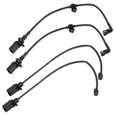 X AUTOHAUX 2 Pair 4M0615121R Front 4M0615121P Rear Brake Pad Electronic Wear Sensor for Audi Q7 2017-2018...