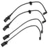 X AUTOHAUX 2 Pair 4M0615121R Front 4M0615121P Rear Brake Pad Electronic Wear Sensor for Audi Q7 2017-2018...
