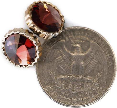 Decorative Red Rhinestone Resin Sewing Shank Buttons 50 pcs - 12.5mm, 1/2"...