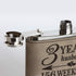 Bella Busta-3 Years as a husband and wife-Years,Weeks, Days, Hours, Minutes, Seconds Engraved Light Brown Leatherette Stainless Steel Flask-3 year...