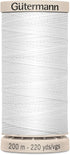 Gutermann Quilting Thread 220 Yards-White (738220-5709)...