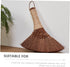 Small Broom Cleaning Soft Bristle Broom Natural Broom Cleaning Brooms Desktop Cleaning Brush Household Duster Brown Silk Light Brown Cleaning Acce...
