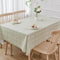 TruDelve Heavy Duty Vinyl Tablecloth Sage Green Plastic Table Cloth Spring Square Tablecloths Waterproof Outdoor Picnic Tables Cover (54'' x 54'',...