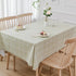 TruDelve Heavy Duty Vinyl Tablecloth Sage Green Plastic Table Cloth Spring Square Tablecloths Waterproof Outdoor Picnic Tables Cover (54'' x 54'',...