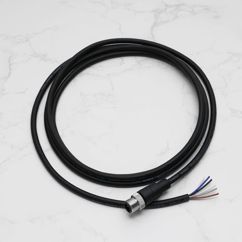 5 Pin M12 Sensor Connector Straight Aviation Cable Male to Male Aviation Socket Waterproof Electrical Cable for Industrial Automation Control...