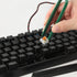 Set of 5pcs Keyboard Cleaning Tools, Keycap Remover Key Switch Puller Keycap Puller Kit with Keycap Tweezers for Hot Swappable Mechanical Keyboard...