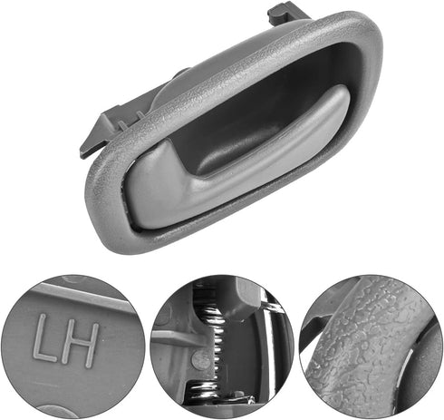 FAERSI 4Pcs Inside Interior Door Handles Front Rear Driver & Passenger Side Replacements for 1998 1999 2000 2001 2002 Corolla Prizm Manual Lock, G...