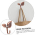 Leaf Wall Hooks 4 Sets Leaf Hook Black Coat Hooks Decorative Hooks Wall Hat Hook Office Wall Hanging Screw Iron Coat Hook Leaves...