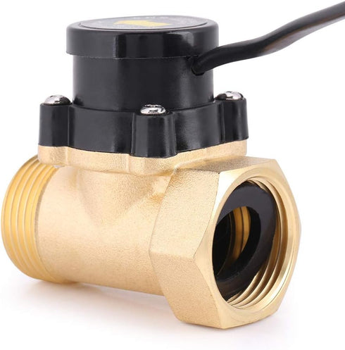 DEWIN Thread Water Flow Sensor Switch, Water Flow Switch Automatic Flow Switch HT-800 G1 Thread 220V Water Pump Flow Sensor Automatic Control Swit...