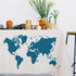FINGERINSPIRE 4 Pcs Big World Map Painting Stencil 8.3x11.7 inch Reusable World Map Combination Pattern Drawing Template Continental Plate Decor S...