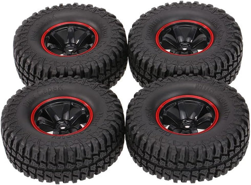 Goolsky 4Pcs AUSTAR AX-3020C 1.9 Inch 103mm 1/10 Scale Tires with Wheel Rim for 1/10 D90 SCX10 CC01 RC Rock Crawler...