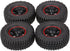 Goolsky 4Pcs AUSTAR AX-3020C 1.9 Inch 103mm 1/10 Scale Tires with Wheel Rim for 1/10 D90 SCX10 CC01 RC Rock Crawler...